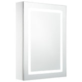 LED-Illuminated Bathroom Mirror Cabinet 19.7x5.1x27.6